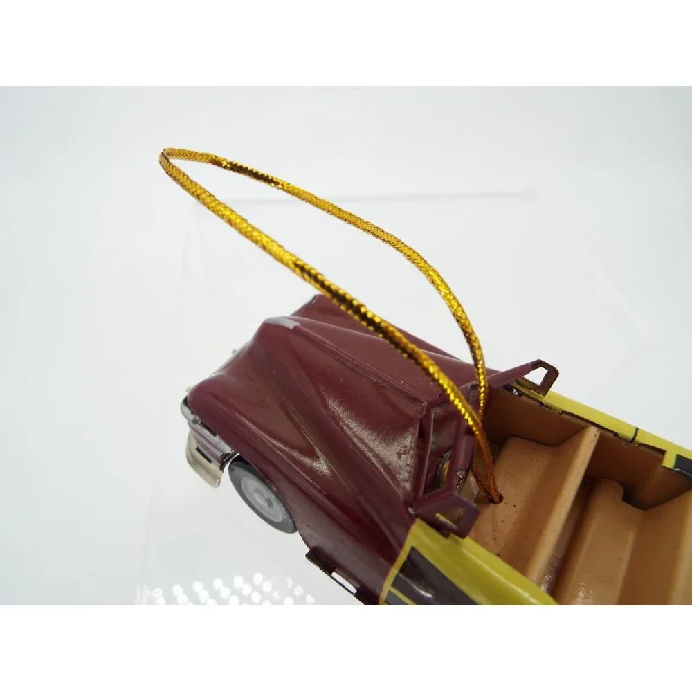 Restoration Hardware Classic Tin Toys 1947 Woody Car Ornament with Box